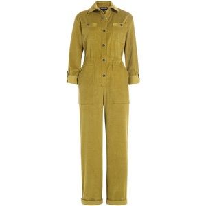Venessa Seward Tall Corduroy Green Boiler Suit